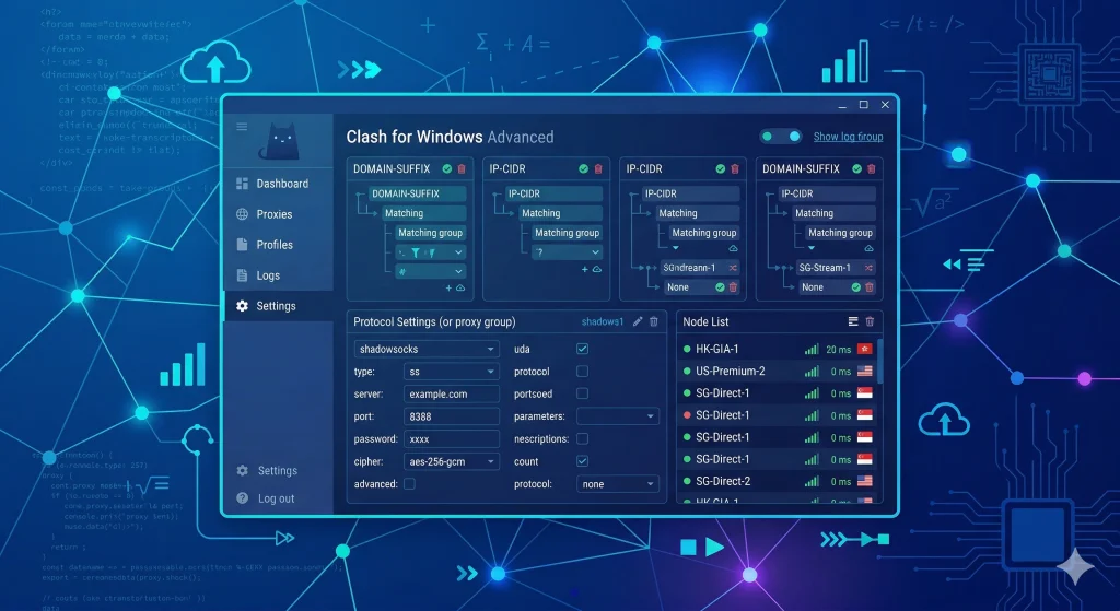 Clash for Windows高级配置