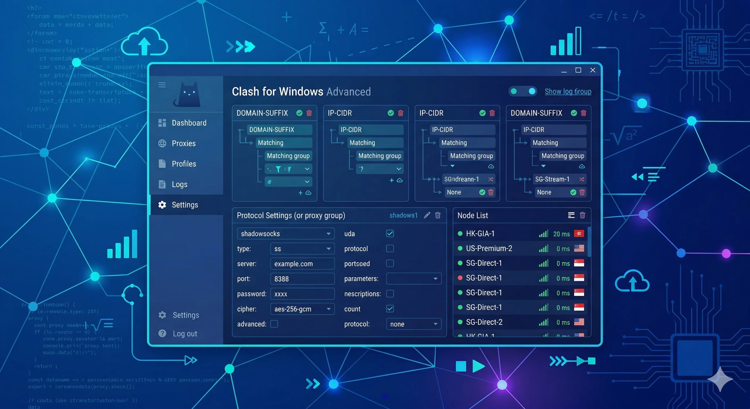 Clash for Windows高级配置