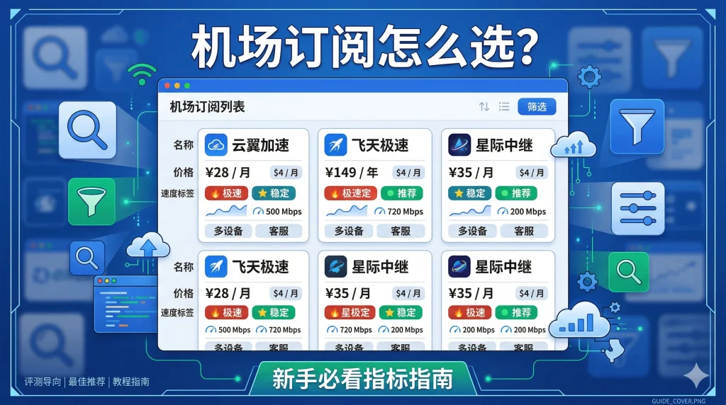 Clash 机场订阅怎么选？